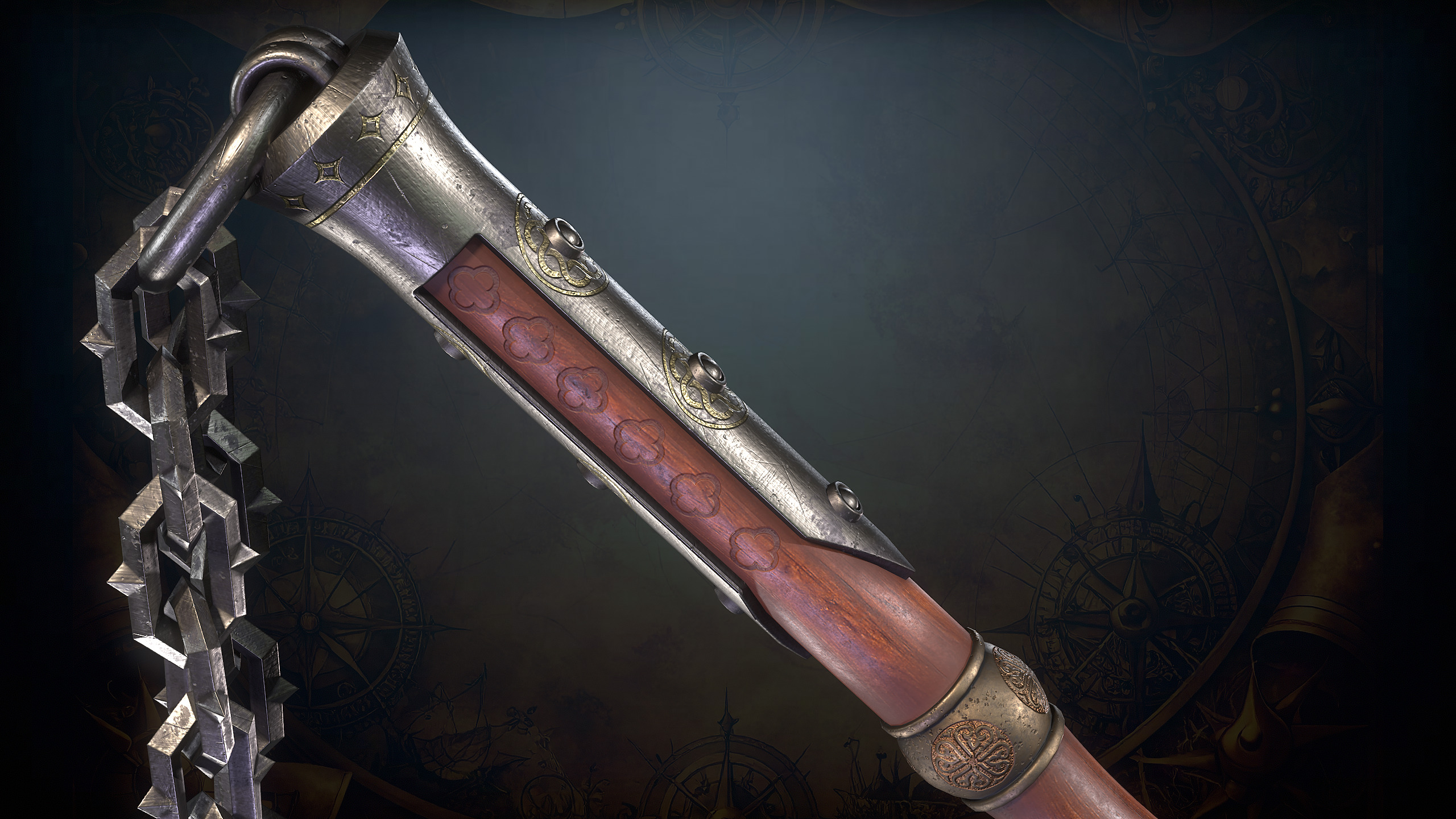 Medieval Weapons Low-poly 3D model_20