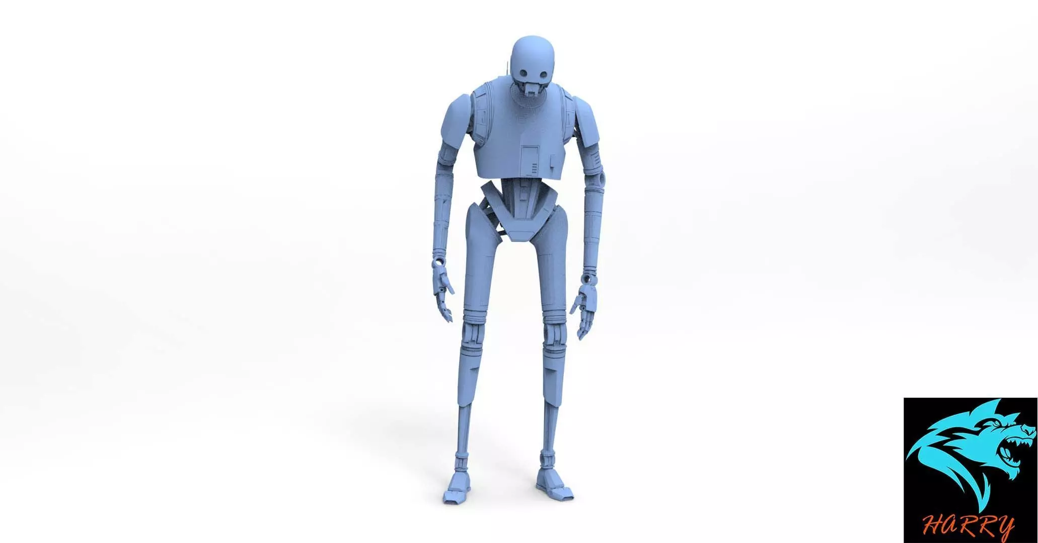 Star Wars Roque One - K-2SO for 3d print 3D model_0