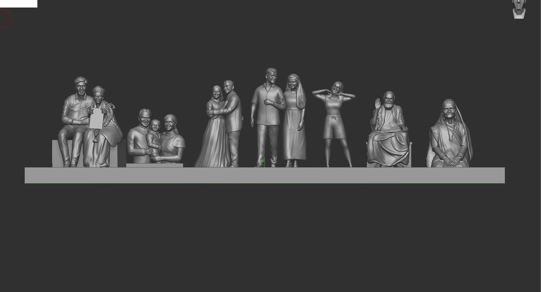 Miniature Combo pack  3D print model_1