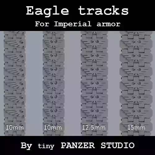 Eagle Pattern Tracks Imperial Armor 3D print model