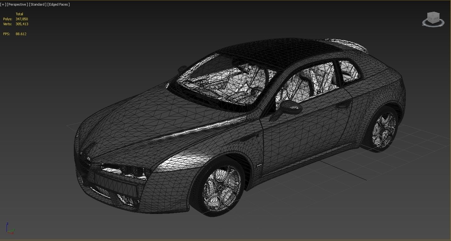 Alfa Romeo Brera Italia Independent 2009 Low-poly 3D model_23