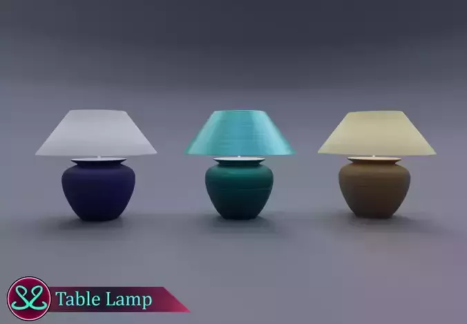 Awesome Table Lamp Pack Mat Lamp Ceramic Lamp Metalic Lamp