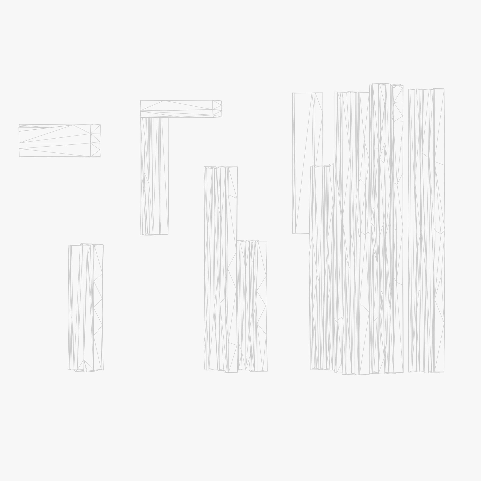 Stylized Wood Plank Low-poly 3D model_8