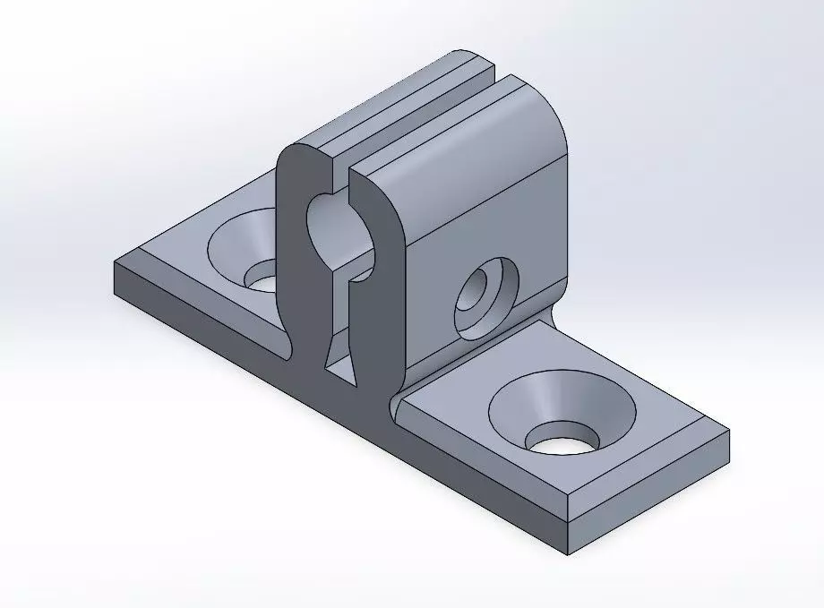 8MM linear rail support 8MM linear guide support Free 3D print model_0