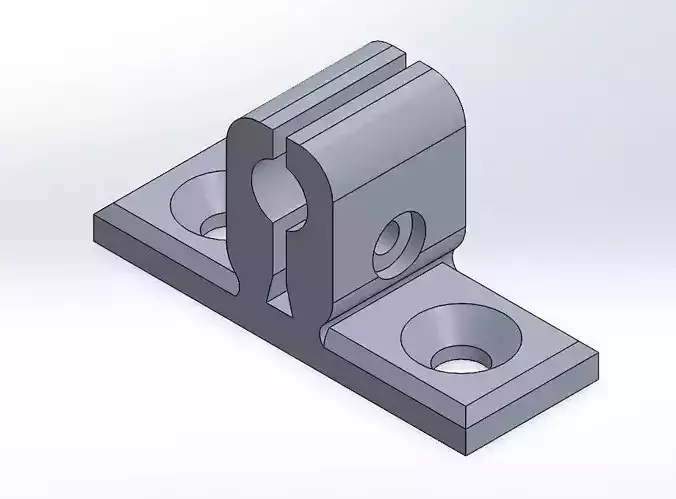 8MM linear rail support 8MM linear guide support Free 3D print model