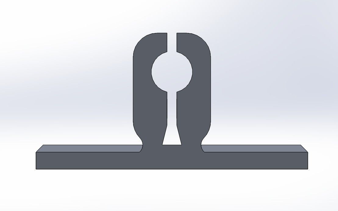 8MM linear rail support 8MM linear guide support Free 3D print model_2