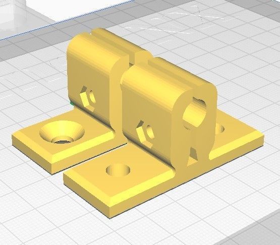 8MM linear rail support 8MM linear guide support Free 3D print model_1