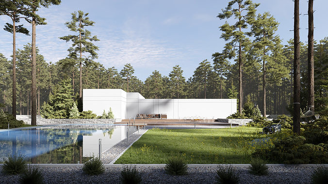 Archexteriors vol 40 - collection of architectural templates 3D model 7