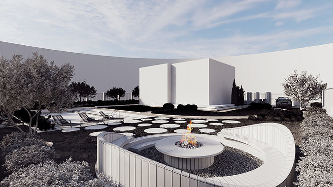 Archexteriors vol 40 - collection of architectural templates 3D model 5