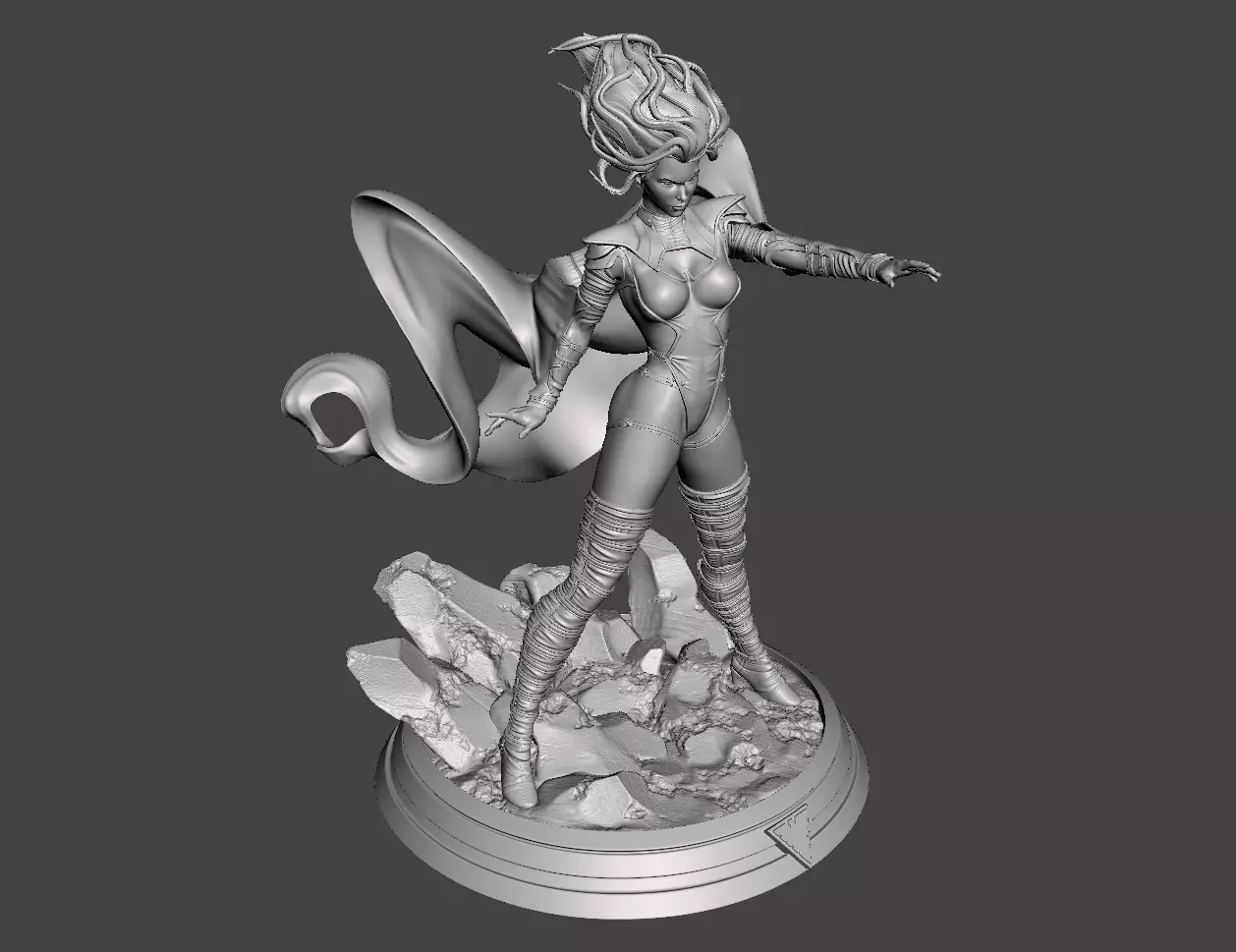 emma frost phoenix 3D print model_0