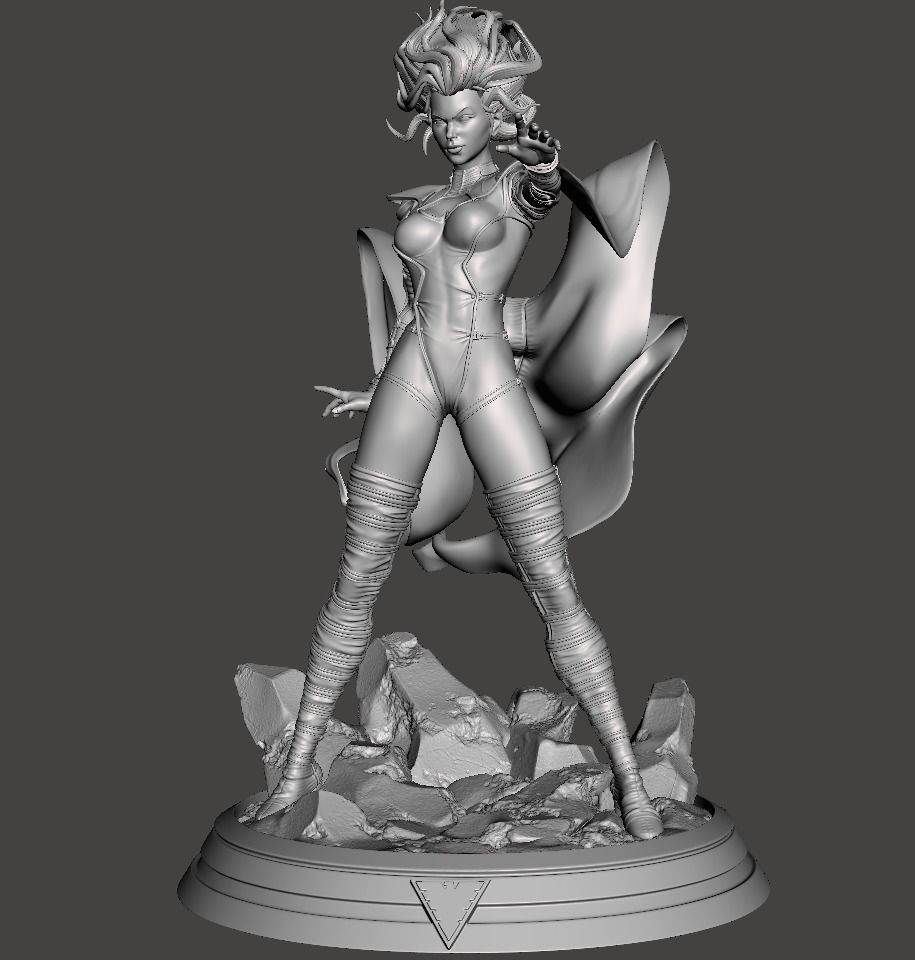 emma frost phoenix 3D print model_2