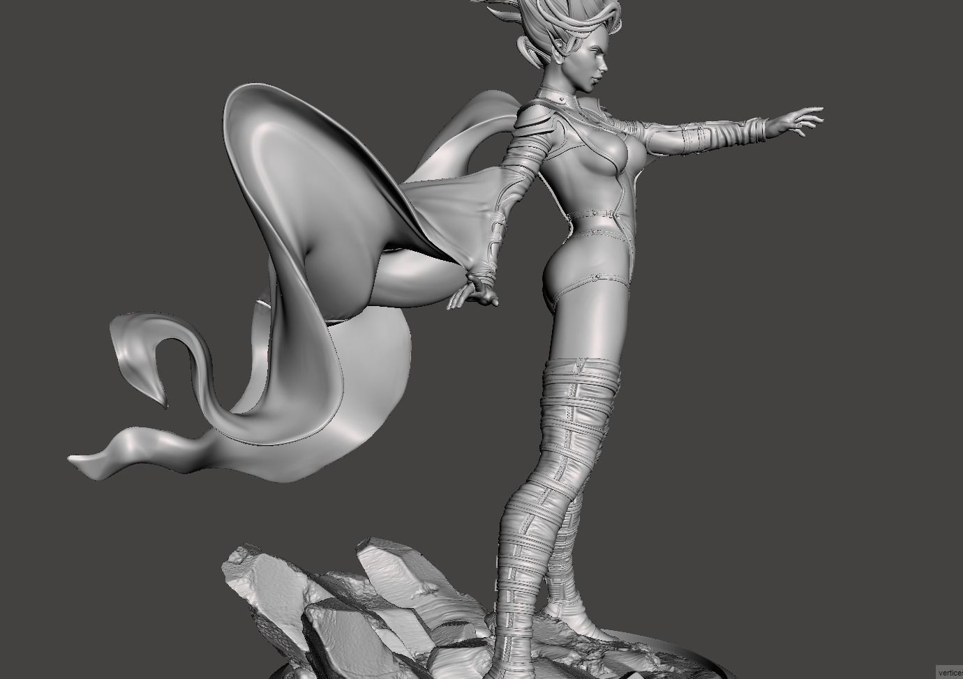 emma frost phoenix 3D print model_5