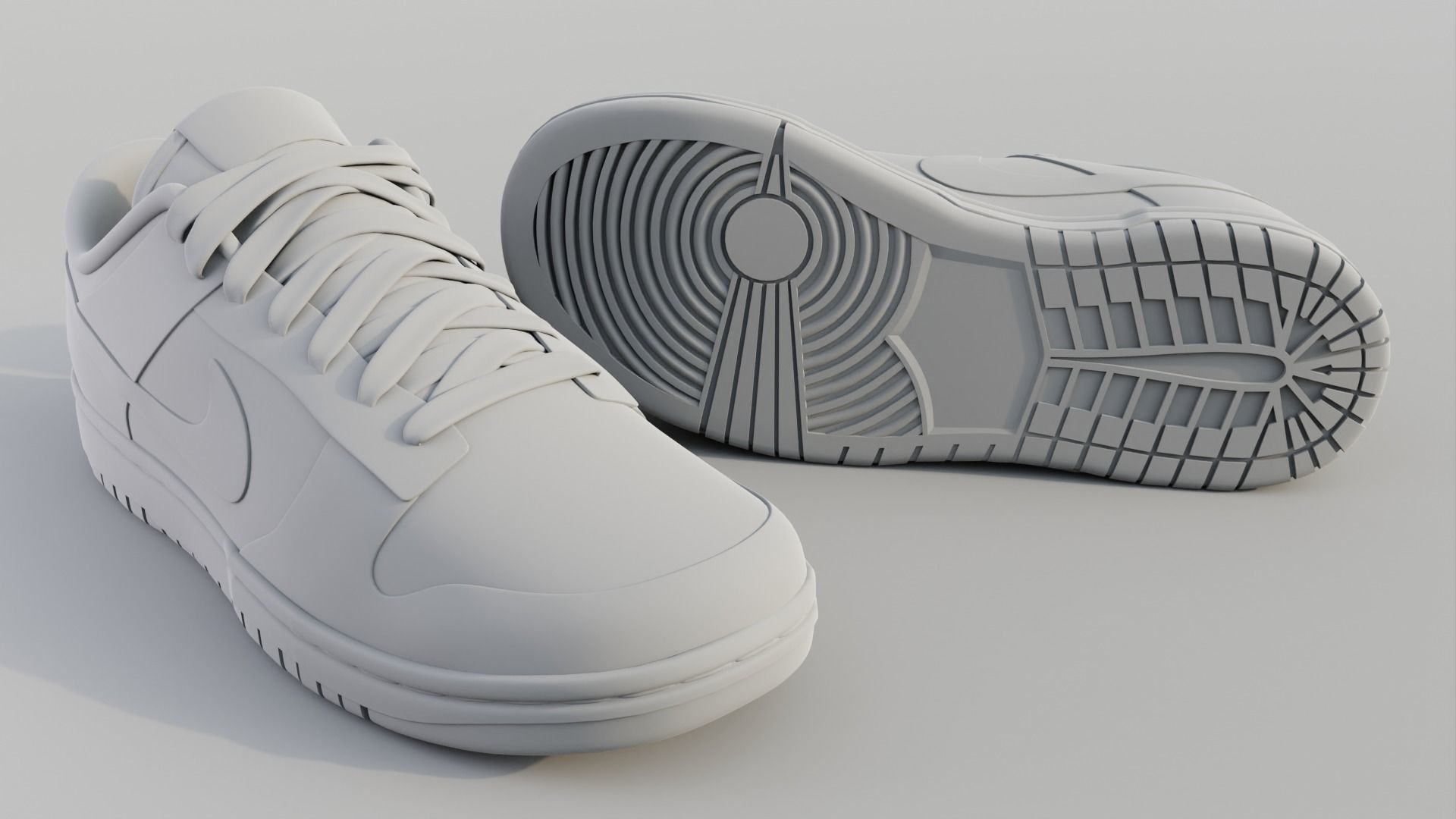 Nike Dunk Low  3D model_7