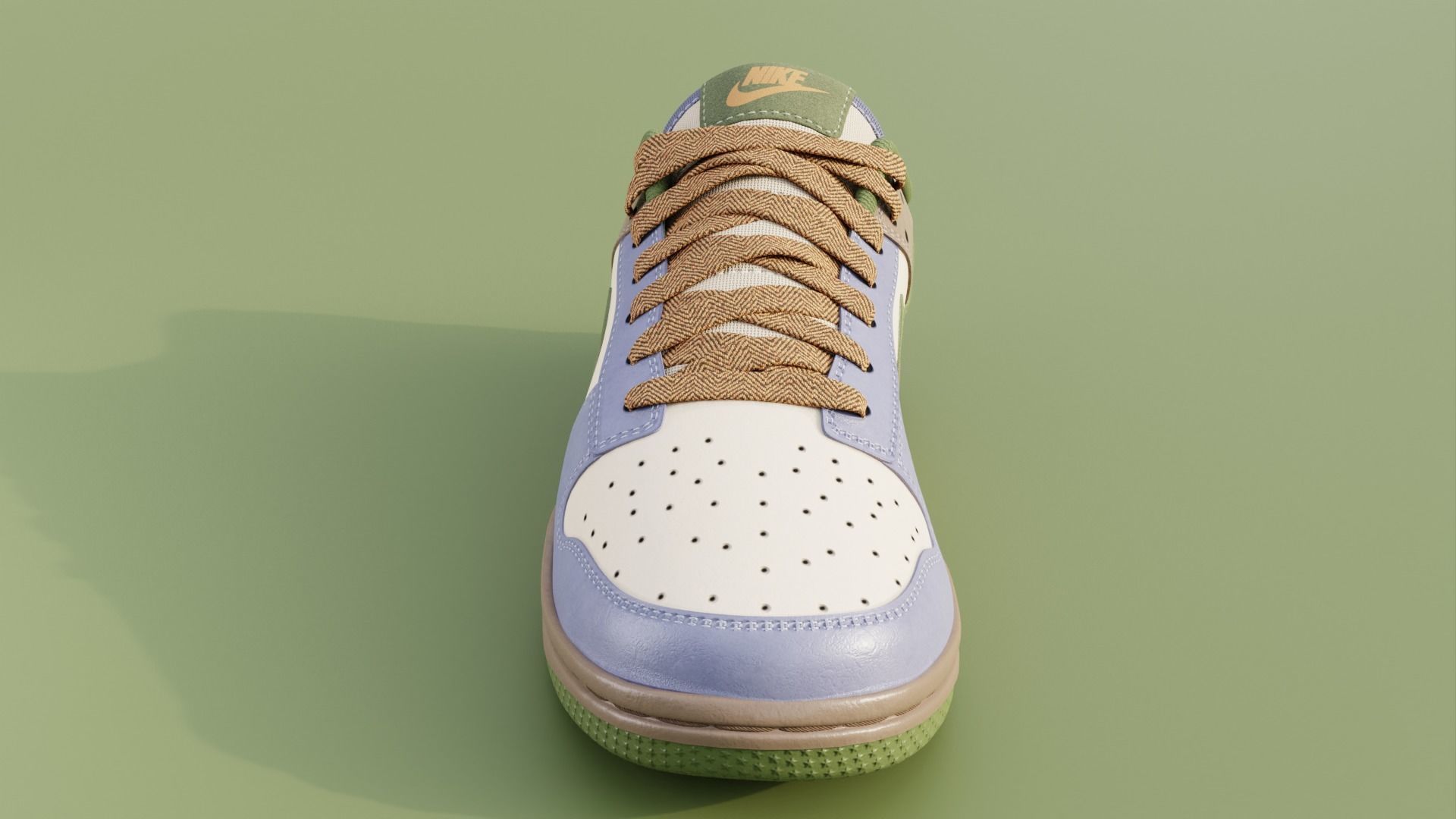Nike Dunk Low  3D model_5