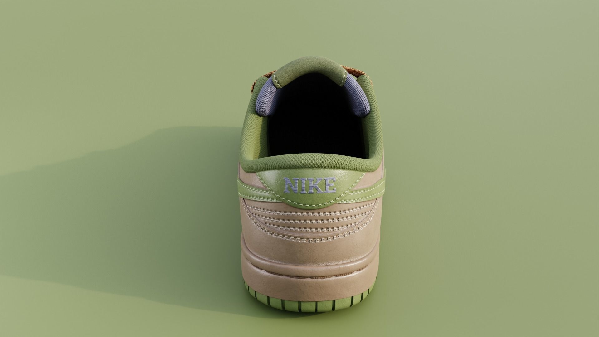 Nike Dunk Low  3D model_4