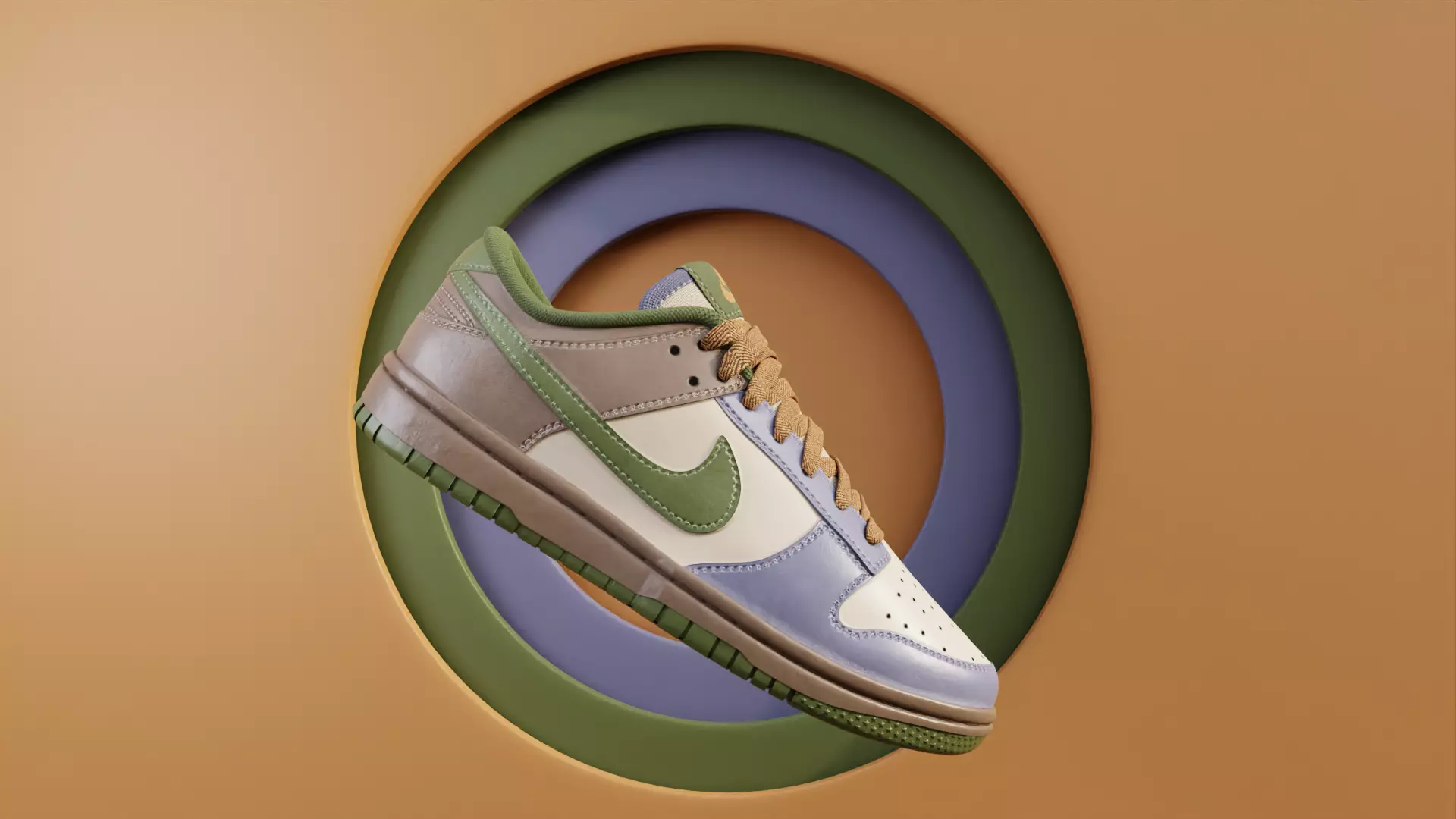 Nike Dunk Low  3D model_0