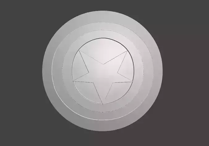 sheild 3d captian america