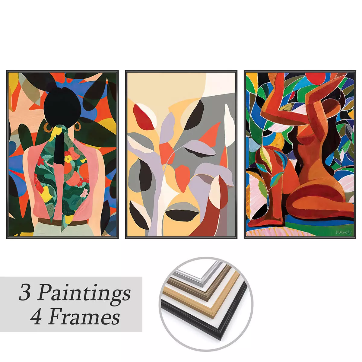 Wall Art Set 4163 3D model_0