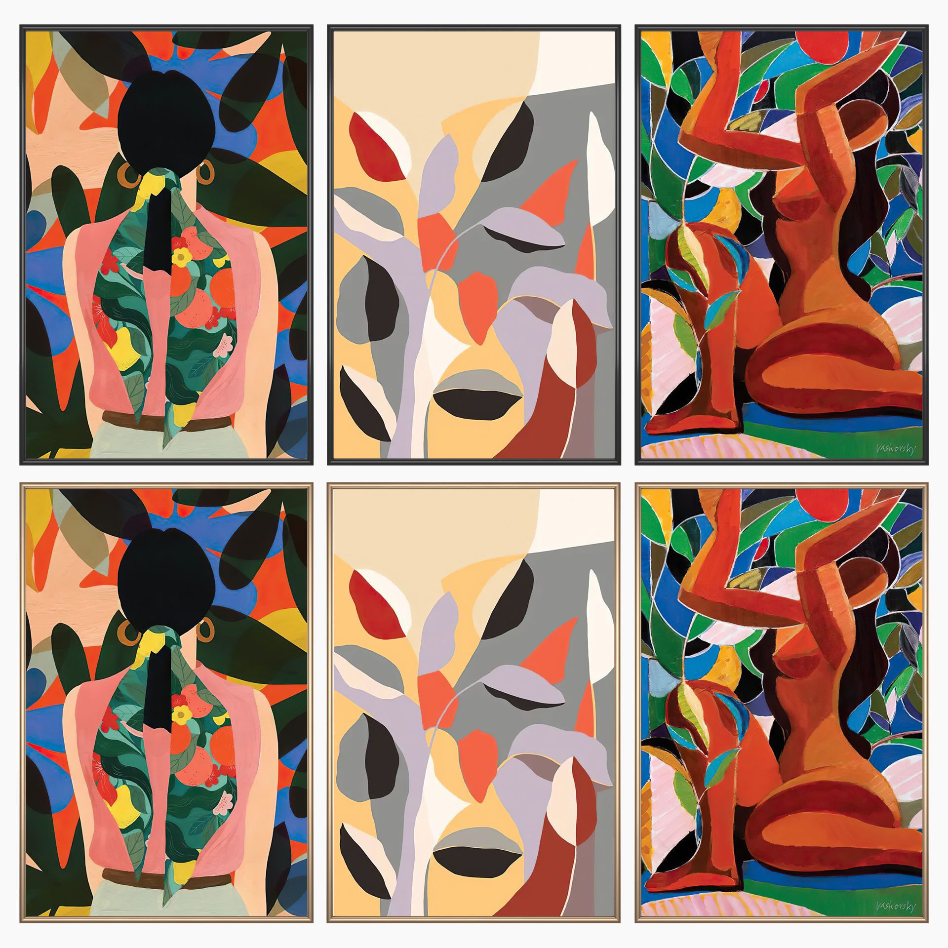 Wall Art Set 4163 3D model_1