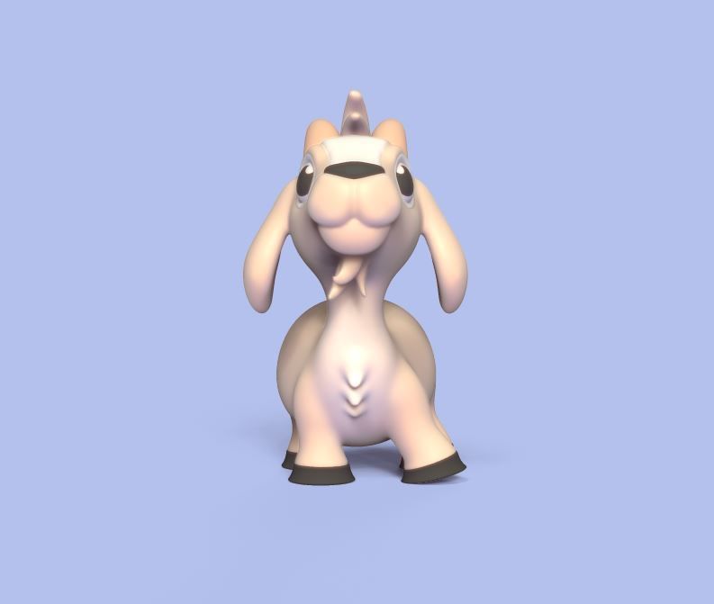 Happy Goat 3D print model_1