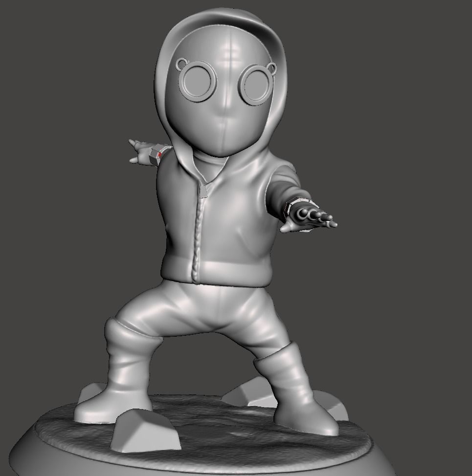 spiderman chihbi 3d model  3D print model_5