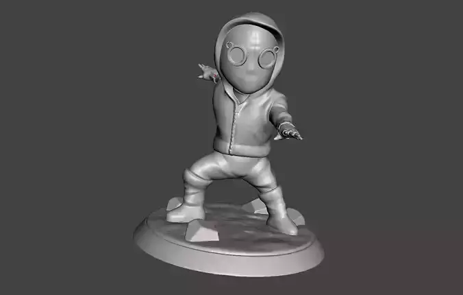 spiderman chihbi 3d model  3D print model