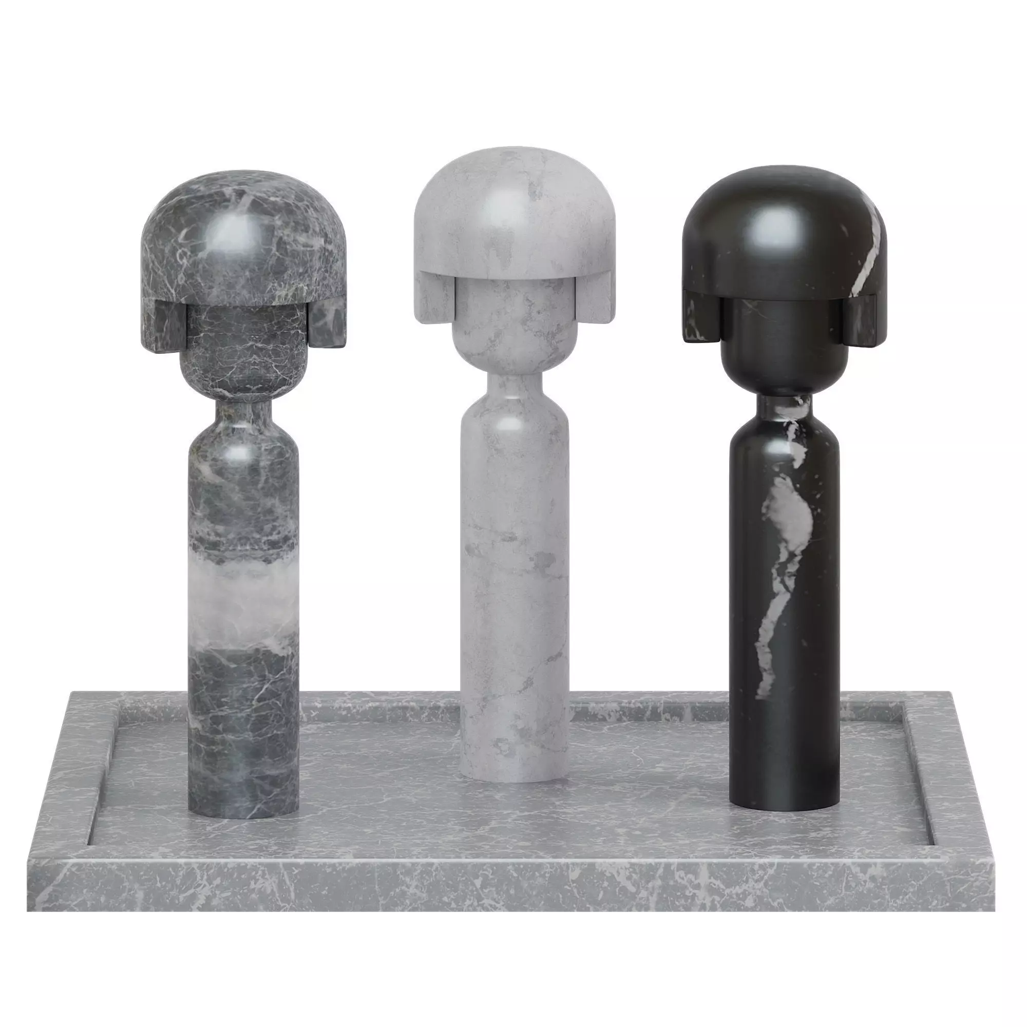 Sculpture Yoki Low-poly 3D model