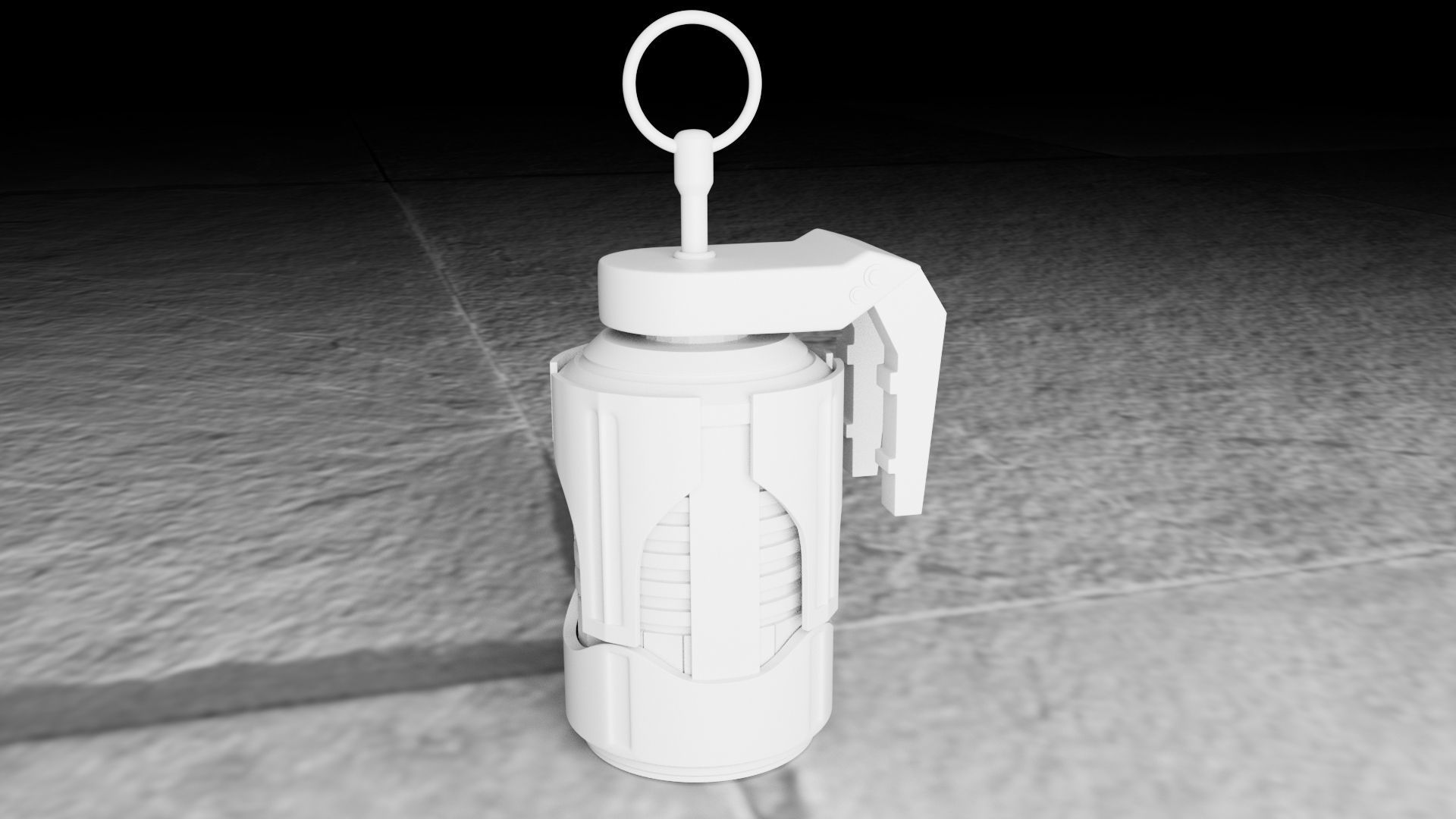 smoke grenade Low-poly 3D model_18