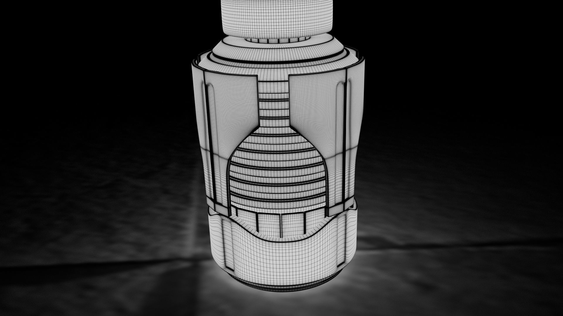 smoke grenade Low-poly 3D model_7