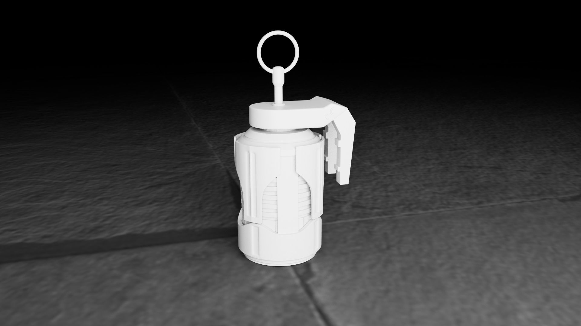 smoke grenade Low-poly 3D model_19