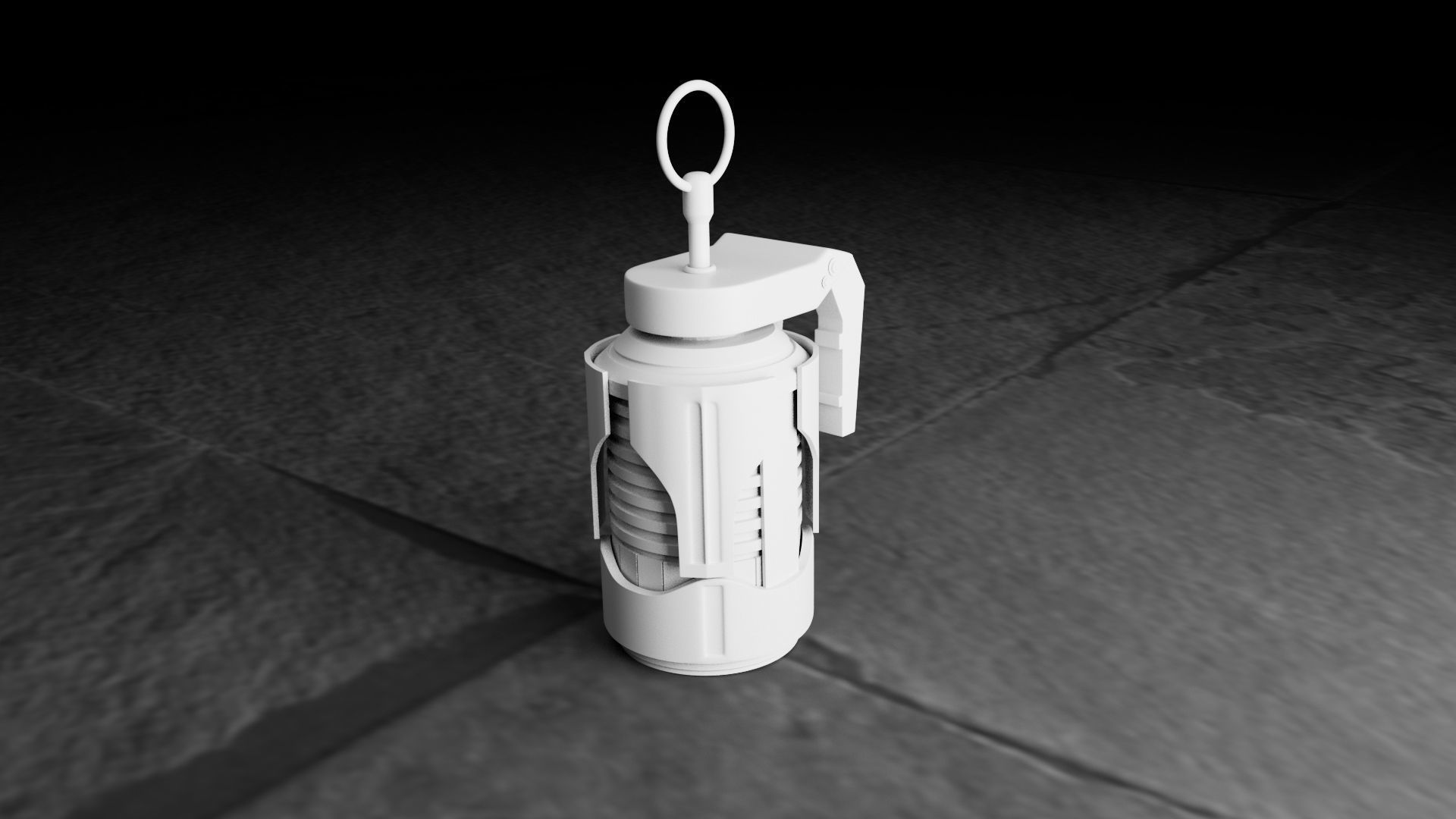 smoke grenade Low-poly 3D model_11