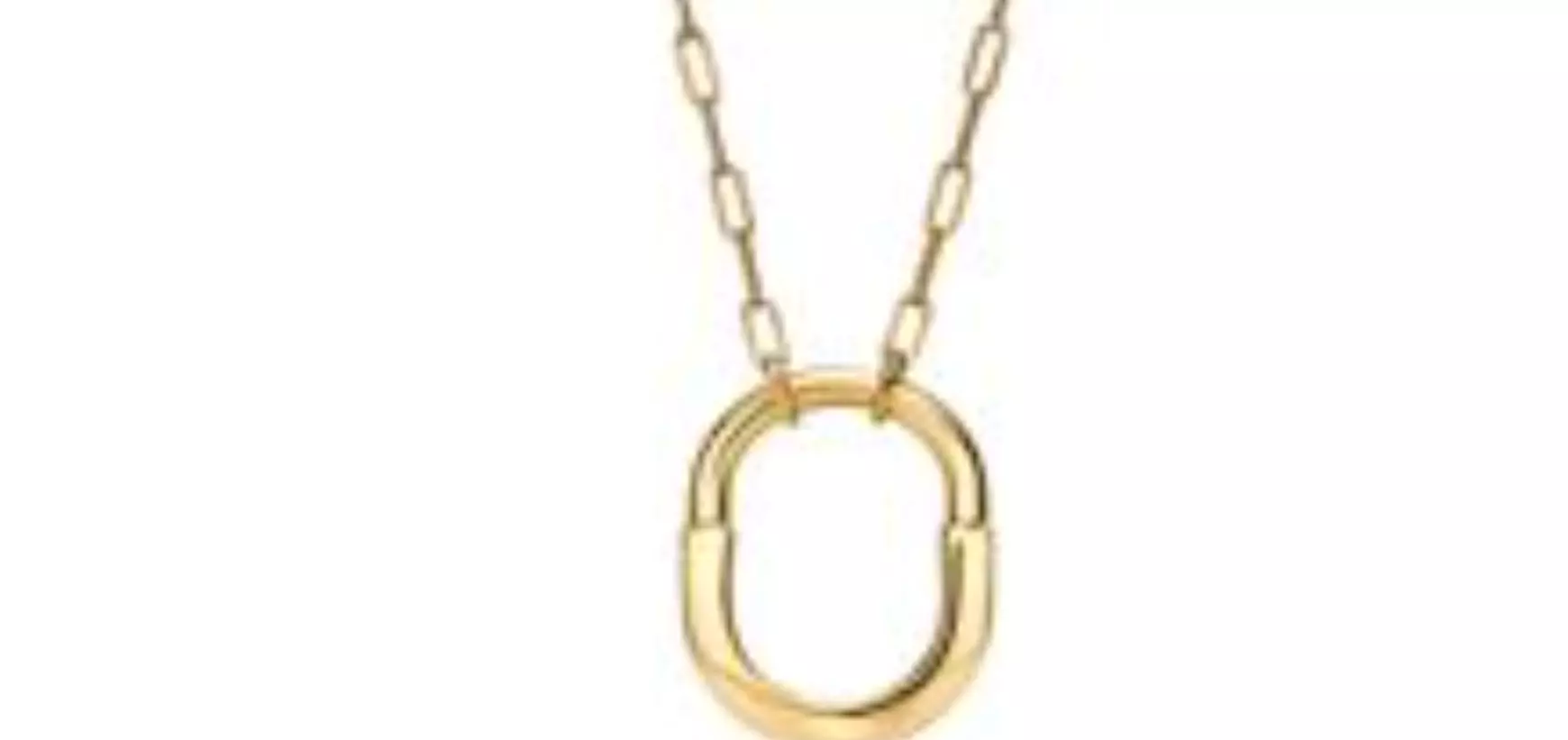 Tiffany Lock Pendant plain Medium 3D print model_0