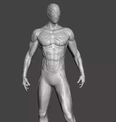 spiderman model 3d gamesuit 