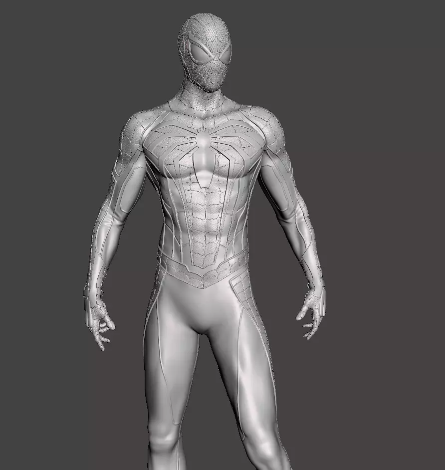 spiderman model 3d gamesuit  3D print model_0
