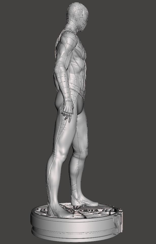 spiderman model 3d gamesuit  3D print model_5