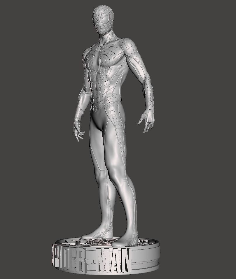 spiderman model 3d gamesuit  3D print model_2