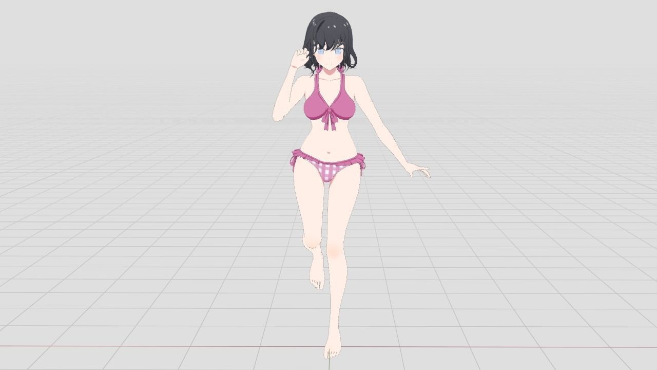 Sakura Low-poly 3D model_11