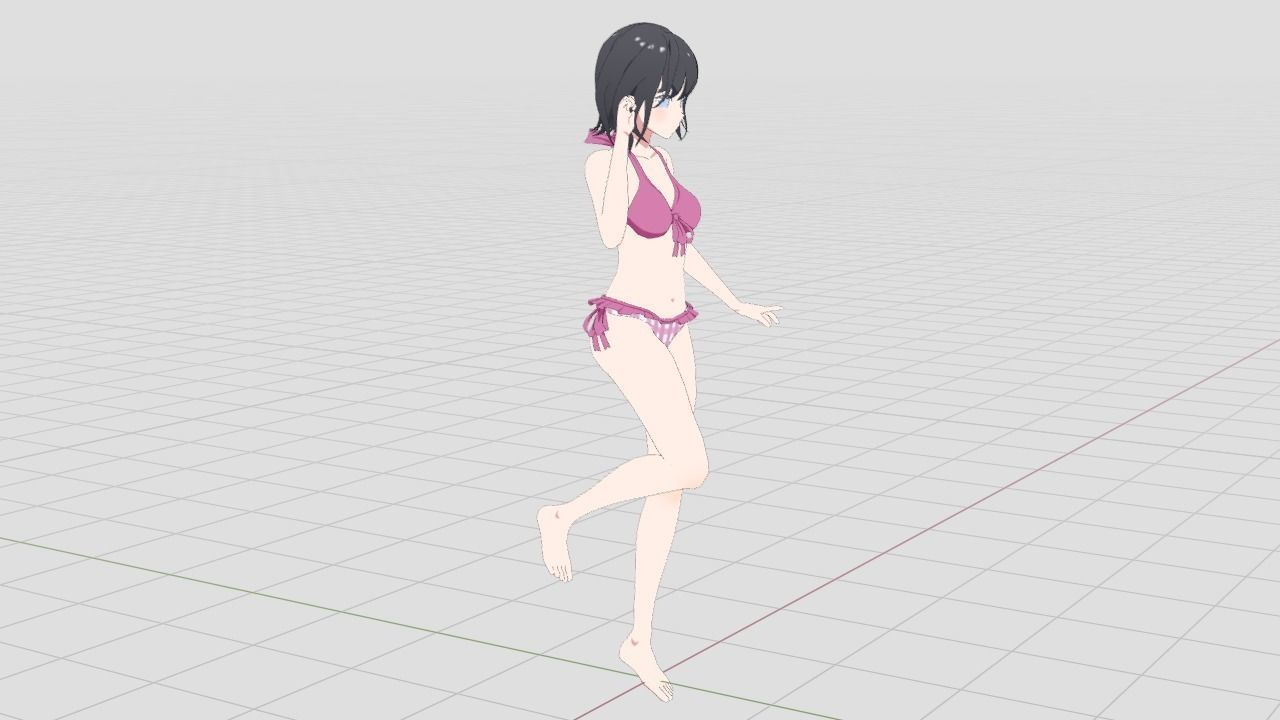Sakura Low-poly 3D model_14
