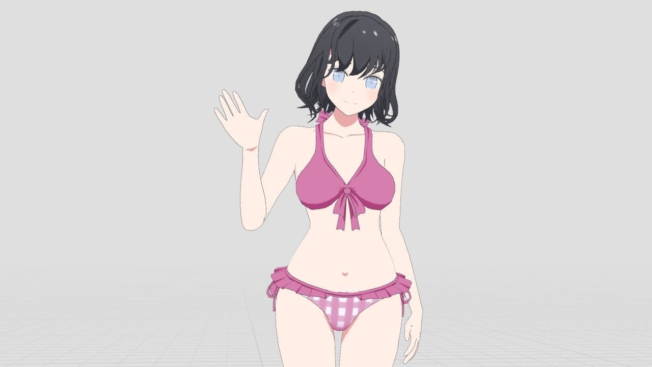 Sakura Low-poly 3D model_5