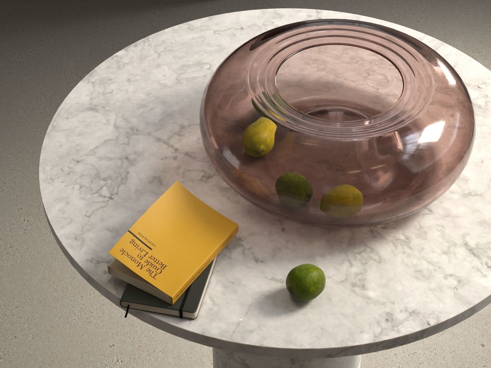Jelly Vase with Lime 3D model_1