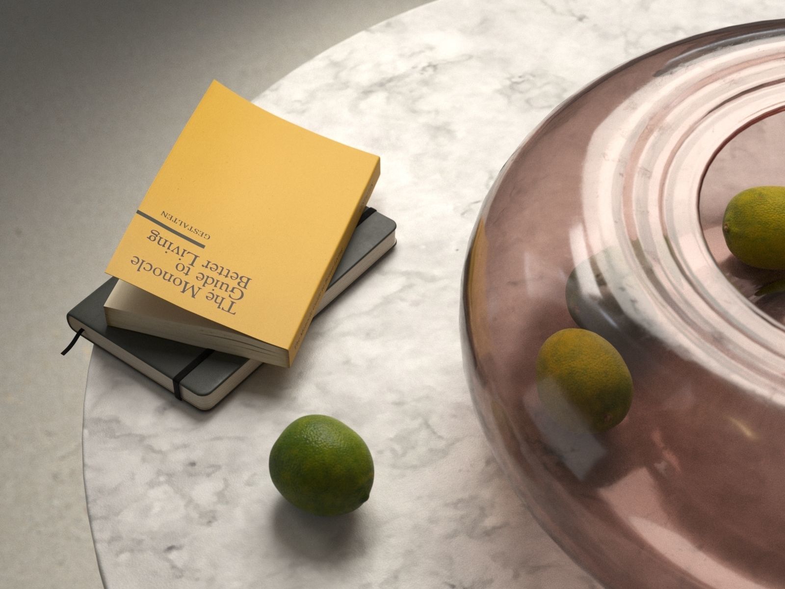 Jelly Vase with Lime 3D model_2