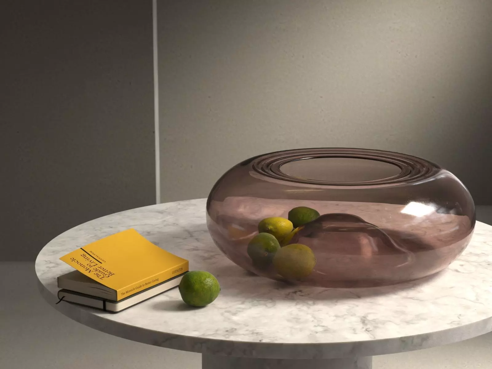 Jelly Vase with Lime 3D model_0