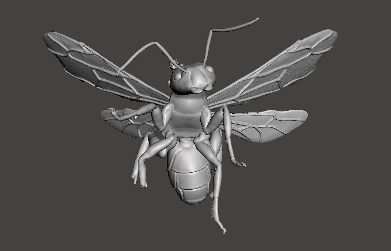 Antman small riding ant 3d model 3D print model_1
