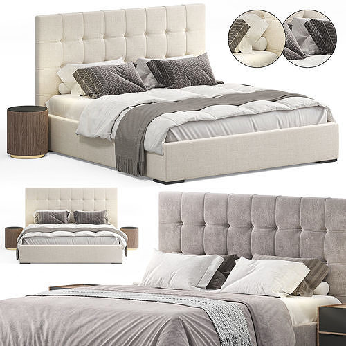 Bed K19 by Delavega 3D model