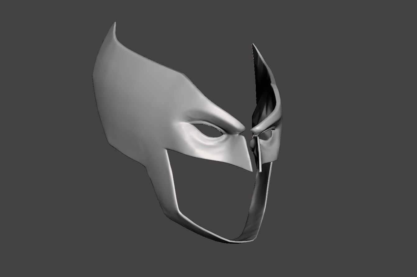 wolverine mask 3d model 3D print model_1