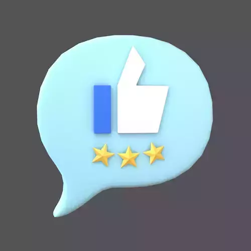 Rating Three Star Bubble Icon V2 003
