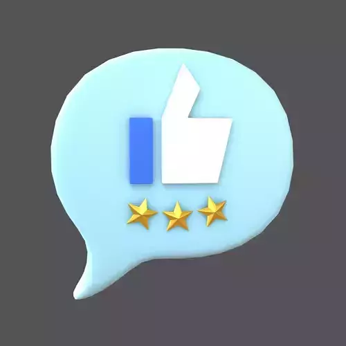 Rating Three Star Bubble Icon V2 007