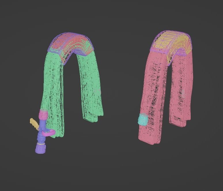 skein pipes 3d model 3D model_1