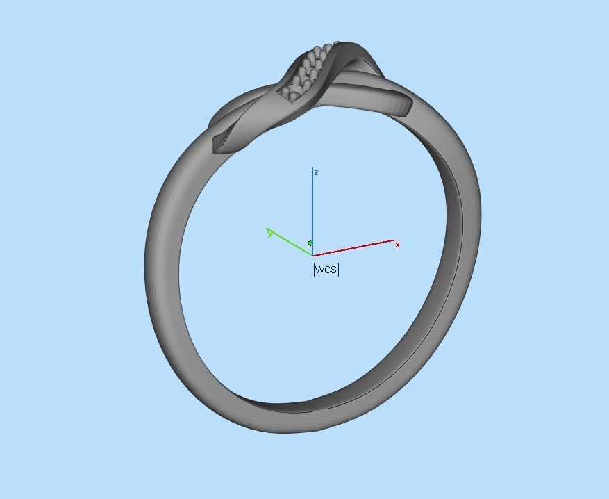 gold ring 3D print model_11