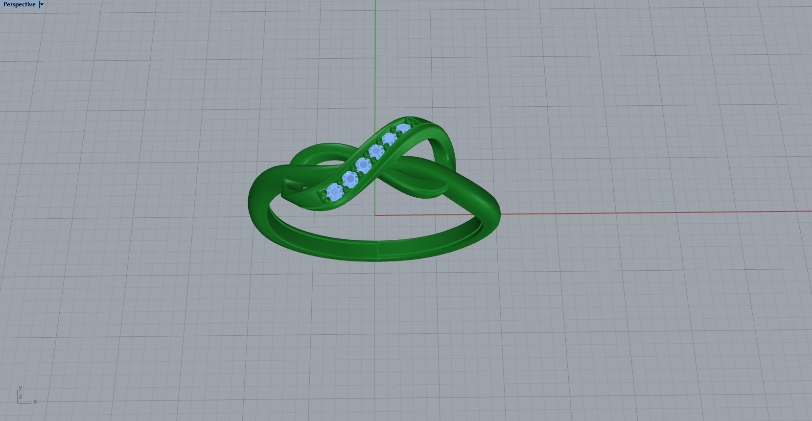 gold ring 3D print model_10